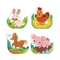 Пазл DoDo 4 в 1 Baby puzzle. Сельские животные (300686) - уменьшенное изображение 3