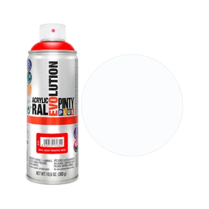 Фарба-аерозоль Pintyplus на водній основі Evolution Ral 9003 Біла 400 мл (8429576224009) изображение 1