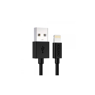 Дата кабель USB 2.0 AM to Lightning 1.8m 2.1A MFI Black Choetech (IP0027-BK) picture 1