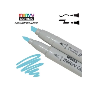 Художній маркер Marvy двосторонній 1900B-S Світло-блакитний (752481291100) зображення 1