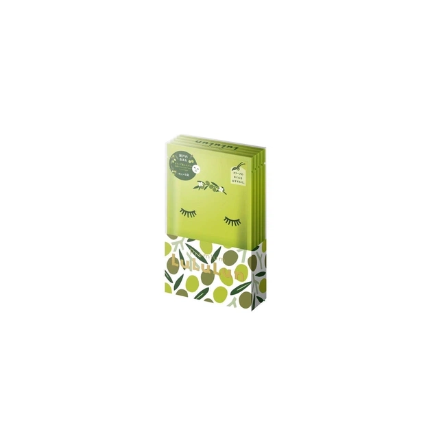 Маска для обличчя Lululun Face Mask Shodoshima Olive Живильна З екстрактом оливкового листя 1 шт х 5 уп (4582305065282) - зображення 1