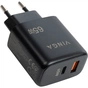 Зарядний пристрій Vinga GaN 65W PD+QC 1C1A ports Wall Charger (VCPCHCA65B) - зменшене зображення 3