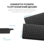 Клавіатура OfficePro SK360 USB Black - зменшене зображення 8