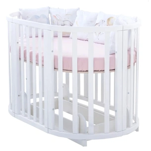 Ліжечко Angelo трансформер 7-в-1 (білий) (11025) зображення 1