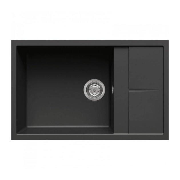 Мийка кухонна Elleci UNICO 310 NERO 40 - зображення 1