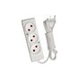 Мережевий подовжувач TECCO 1.5m white (8681277843556) - зменшене зображення 1