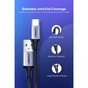 Дата кабель USB 2.0 AM to USB-C 3.0m 3.0A 18W US288 Space Gray Ugreen (60408) - зменшене зображення 5