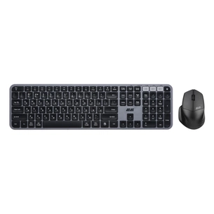 Комплект 2E MK440 Wireless/Bluetooth UA Black/Grey (2E-MK440WBGR_UA) зображення 1