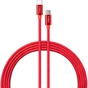 Дата кабель USB-C to USB-C 1.0m 60W Nylon Red Vinga (VCDCCCM531) - зменшене зображення 1