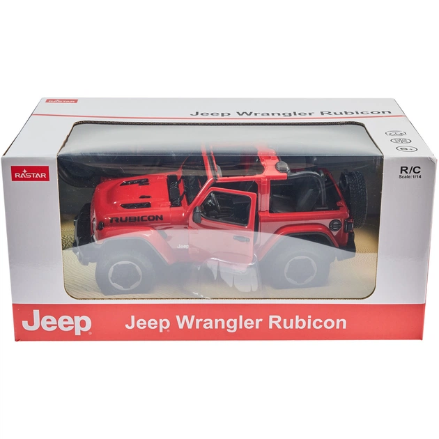 Радіокерована іграшка Rastar JEEP Wrangler Rubicon 1:14 червоний (79460 red) - picture 10