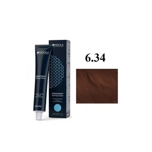 Фарба для волосся Indola Permanent Caring Color 6.34 - Русявий золотистий мідний (4045787932669) зображення 1