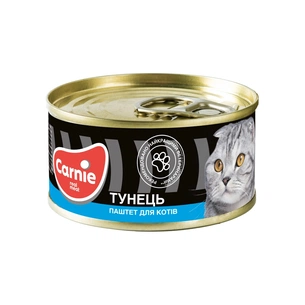 Паштет для котів Carnie м'ясний з тунцем 100 г (4820255190037) зображення 1
