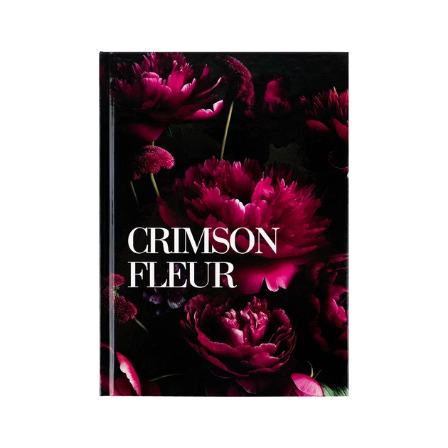 Книга записна Axent Crimson fleur А5, 96 аркушів, клітинка, тверда обкладинка (8459-4-A) - зображення 1