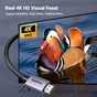 Кабель мультимедійний HDMI M to HDMI M 1.0m V2.0 4K60Hz HD153 black UGREEN (25297) - зменшене зображення 2