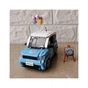 Конструктор LOZ mini Автомобіль MINI блакитний (1131) - зменшене зображення 4