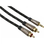 Кабель мультимедийный Jack 3.5mm папа/2RCA папа 1.5m Hama (00122305) - уменьшенное изображение 1