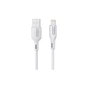 Дата кабель USB 2.0 AM to Lightning 1.0m 2.4A white Choetech (XAL-0003-WH-V2) - зменшене зображення 1