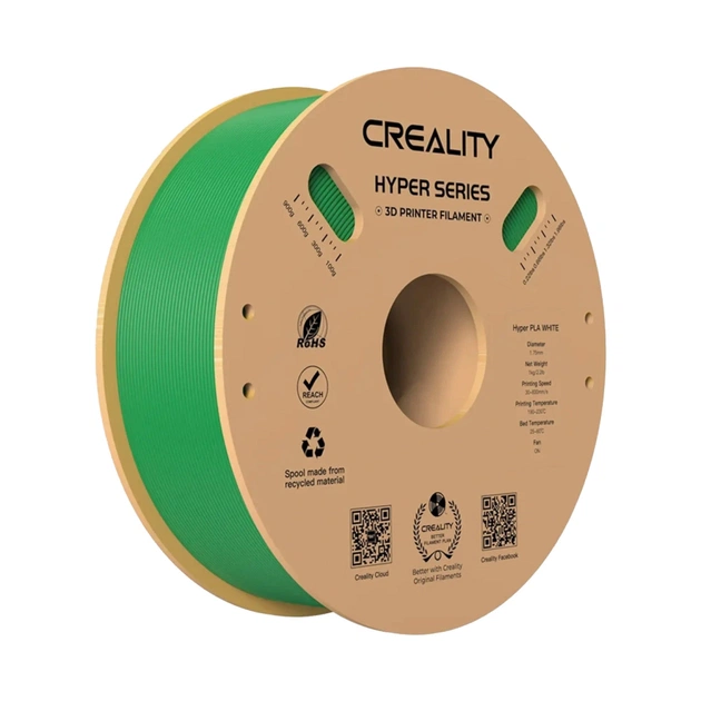 Пластик для 3D-принтера Creality PLA-CF 1кг, 1.75мм, dark green (3301060016) - зображення 1