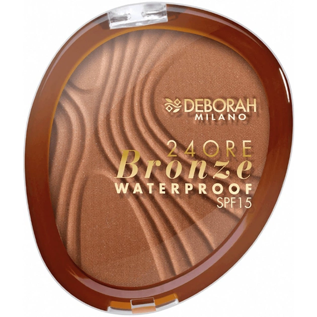 Пудра для обличчя Deborah 24Ore Bronzer Waterproof SPF15 03 - Medium Beige (8009518364934) - изображение 1