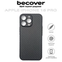 Чохол до мобільного телефона BeCover Carbonite Case (MagSafe) для Apple iPhone 16 Pro Black (712068) - зменшене зображення 4