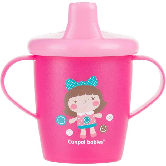 Поильник-непроливайка Canpol babies Toys 250 мл Розовая (31/200_pin) - изображение 1