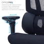 Офісне крісло OfficePro Крісло офісне OfficePro Unity OC710B Black (OC710B) - зменшене зображення 11