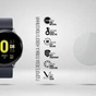 Плівка захисна Armorstandart Matte hydrogel Samsung Watch Active 2 Aluminum 40mm 6 pcs (ARM92109) - зменшене зображення 2