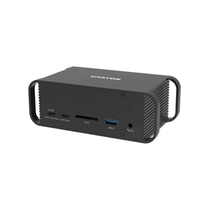 Порт-реплікатор Canyon Docking Station with 14 ports, with Type C female*4, USB3.0*2, USB2.0*2 (CNS-HDS95ST) зображення 1