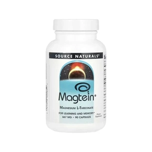 Мінерали Source Naturals Магній L-треонат, Magtein, Magnesium L-Threonate, 90 капсул (SNS-02485) зображення 1