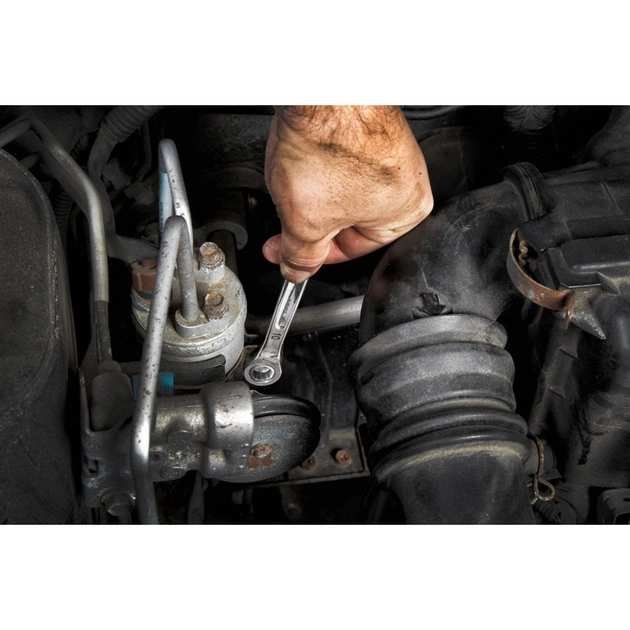 Ключ Milwaukee MAX BITE рожково-накидний з тріскачкою, 15шт, 8-22мм (4932464994) - picture 11