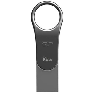 USB флеш накопичувач Silicon Power 16GB Mobile C80 Silver USB 3.2 (SP016GBUC3C80V1S) зображення 1