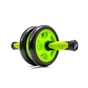 Ролик для преса PowerPlay подвійний Dual-Core Ab Wheel Чорно-зелений (PP_4327_Black/Green) - зменшене зображення 2