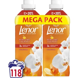 Кондиціонер для білизни Lenor Золота орхідея та ваніль 2 х 1.239 л (8700216880855) зображення 1