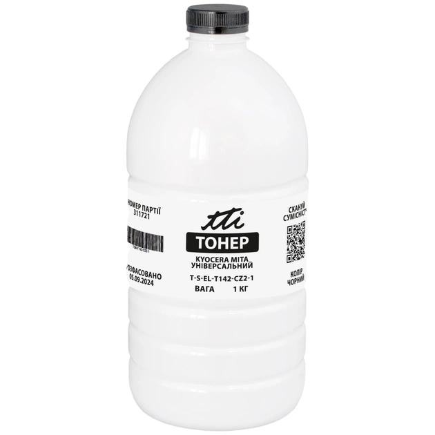 Тонер Kyocera Mita, 1кг universal bottle TTI (TSM-T142-CZ2-1) - изображение 1