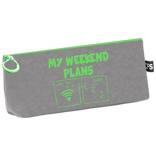 Пенал Cool For School 1 відділення Weekend Сірий (CF85396-02) зображення 1
