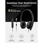 Навушники Lenovo Wired ANC Headset Gen 2 (Teams) Black (4XD1M45627) - зменшене зображення 4