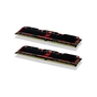 Модуль пам'яті для комп'ютера DDR4 32GB (2x16GB) 3200 MHz IRDM Black Goodram (IR-X3200D464L16A/32GDC) - зменшене зображення 2