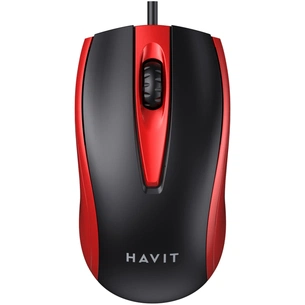 Мишка Havit HV-MS871 USB Red (6939119020293) зображення 1