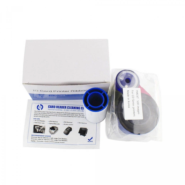 Ріббон Datacard 535000-003 для CD800, YMCKT на 500 відбитків (13-040) - picture 1