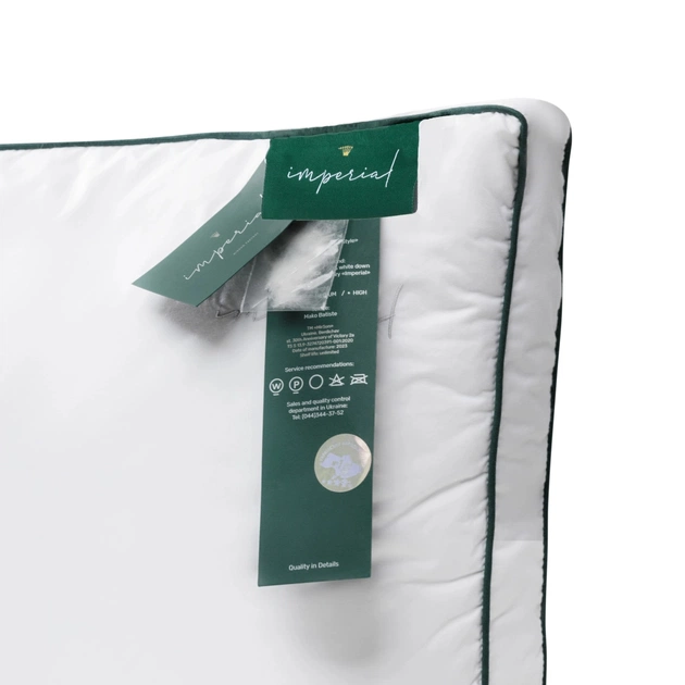 Подушка MirSon пухова Imperial Style (висока) 60х60 (2200007209071) - picture 8