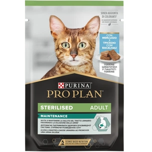Вологий корм для кішок Purina Pro Plan Cat Nutrisavour Sterilised Для стерилізованих кішок Мус з тріскою 75 г (8445290178800) зображення 1