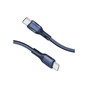 Дата кабель USB-C to USB-C 1.2m 60W PD FletchLink-CC blue Promate (fletchlink-cc.blue) - зменшене зображення 1