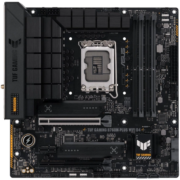 Материнська плата ASUS TUF GAMING B760M-PLUS WIFI D4 - зображення 1