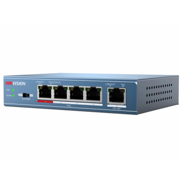 Комутатор мережевий Hikvision DS-3E0105P-E - зображення 1