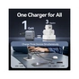 Зарядний пристрій Vention 2xUSB-C PD70W + 1xUSB QC3.0 22.5W GaN gray (FEXH0-EU) - зменшене зображення 8