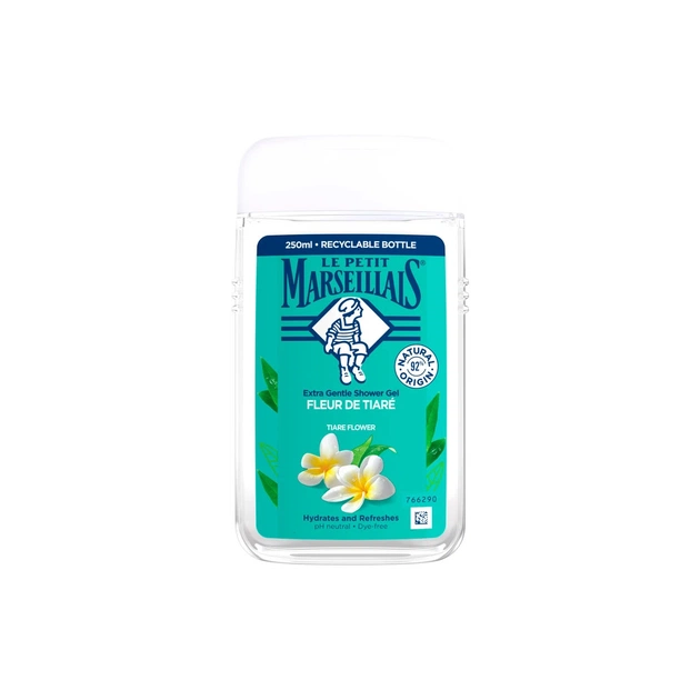 Гель для душу Le Petit Marseillais Квітка Тіаре 250 мл (3574661711539) - зображення 1