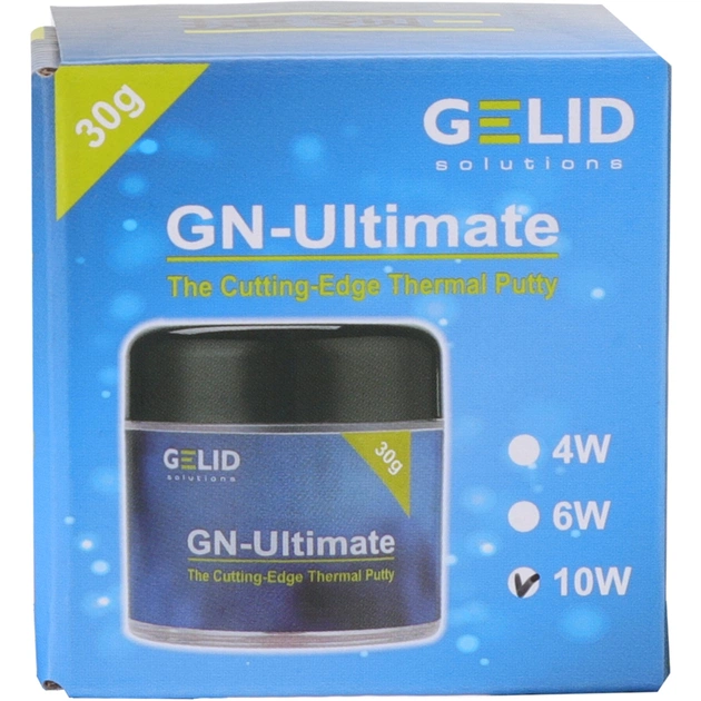 Термопаста Gelid Solutions GN-Ultimate 10W Thermal Putty 30g (TN-GN10-01) - зображення 4