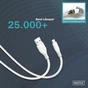 Дата кабель USB 2.0 AM to Lightning 2.0m 12W white Digitus (AK-600108-020-W) - уменьшенное изображение 10