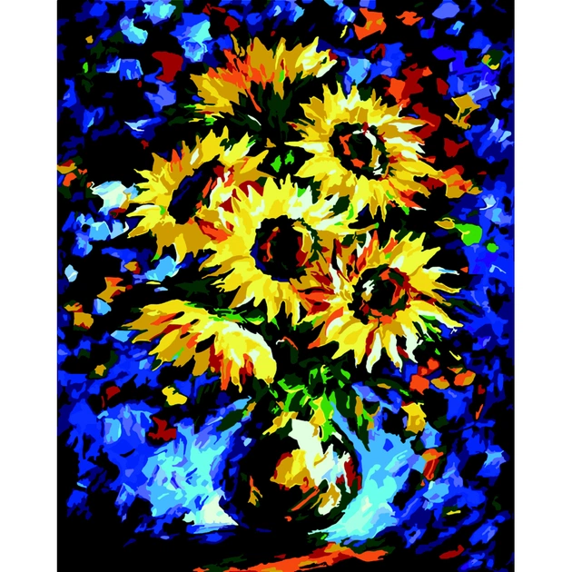 Картина по номерам ZiBi Казкові соняхи 40*50 см ART Line (ZB.64143) - изображение 1