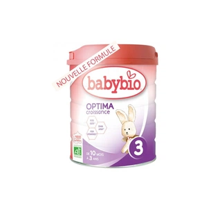 Дитяча суміш BabyBio 3 Optima молочна від 10 місяців до 3 років 800 г (3288131580333) зображення 1